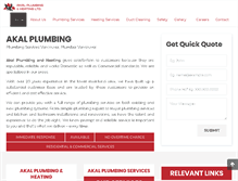 Tablet Screenshot of akalplumbing.ca